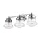 Z-Lite Vaughn 3 Light Vanity, Chrome And Clear Seedy 736-3V-CH - alternate 5